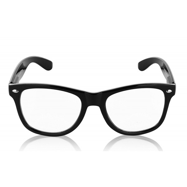 SunnyPro Non Prescription Nerd Geek Glasses Wayfarer Retro Clear Lens ...