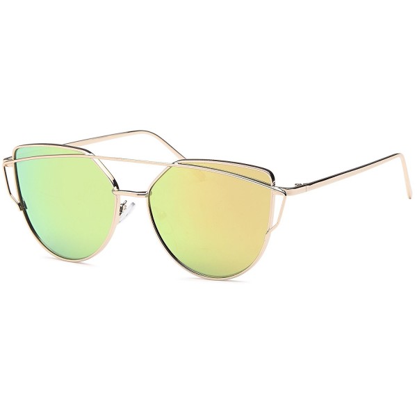 Mia Nova Mirrored Sunglasses CatEye