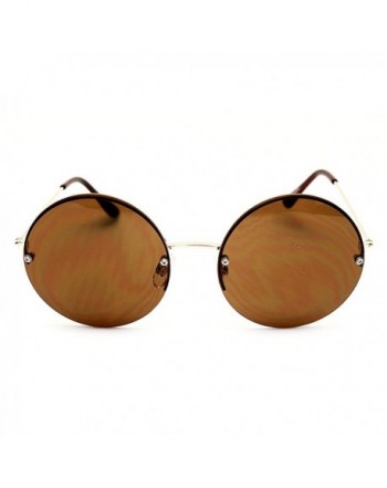 Semi-rimless sunglasses