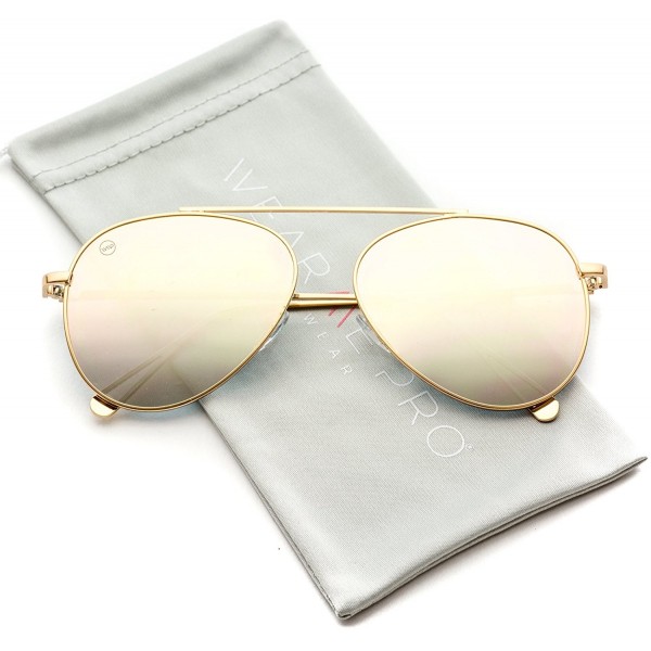 WearMe Pro Bridgeless Aviator Sunglasses