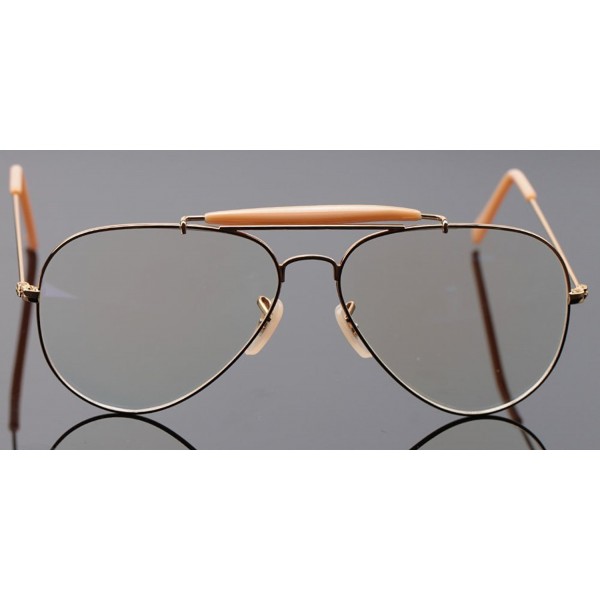 Mens Oversized Aviator Clear Lens Eyeglass Frame Retro Reading Glasses 