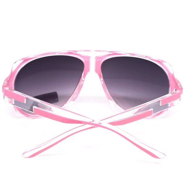 Womens Pink Sunglasses Fashion Vintage Eyeglasses Large Oversized Bold ...