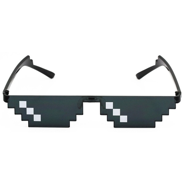 Elite Deal With It Glasses Thug Life Unisex Sunglasses 8 Bit Pixel Black With 3 Dot Cd11hwmoijf