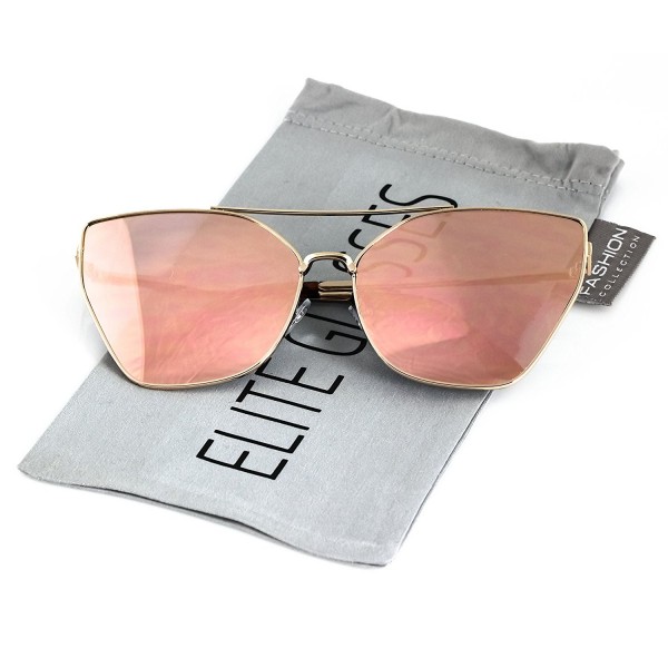 Oversized VINTAGE Aviator SUNGLASSES Mirrored